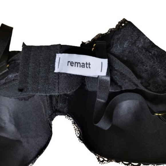 (2) 40C Lace T-shirt Bras Black & Beige Push-Up Convertible Padded Underwired - Picture 7 of 16